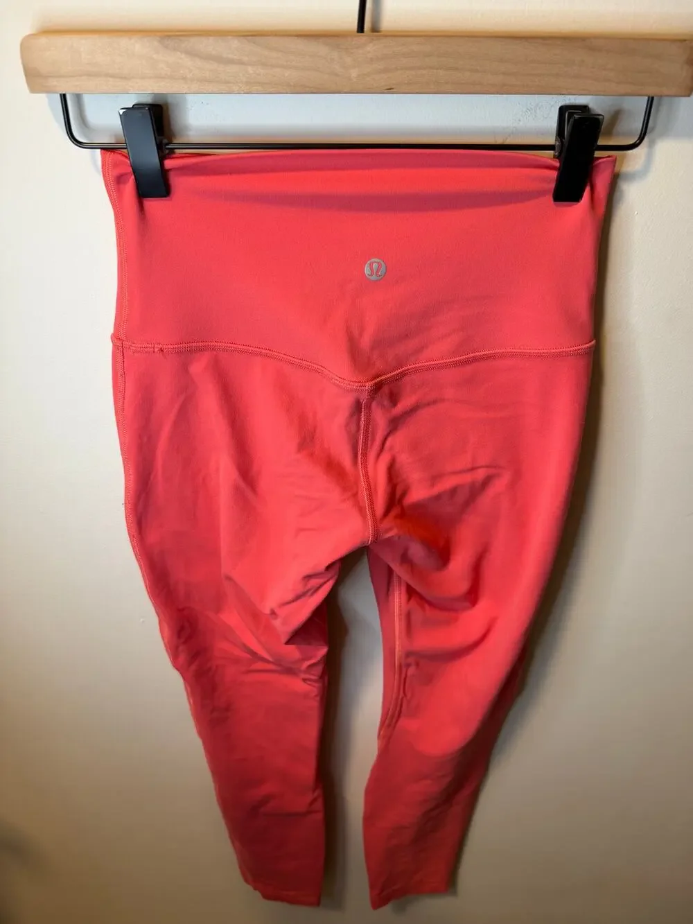 Lululemon Align High-Rise Pant 25” Nulu Sz 4 Pale Raspberry